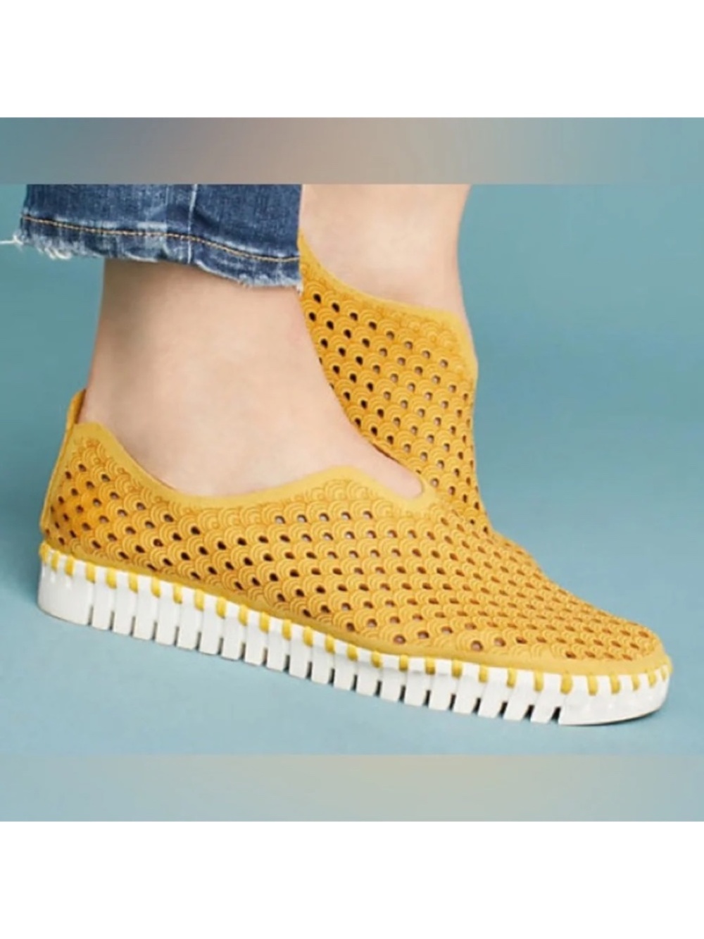 Ilse Jacobsen Women's Tulip Slip On Sneakers Golden Rod‎ Yellow